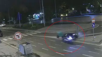 Çorlu'da motosikletlerin çarpışma anı güvenlik kamerasında: 3 yaralı