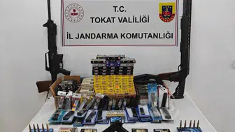 Tokat genelinde eş zamanlı baskın: Silah kaçakçılarına ağır darbe