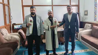 Şırnak’ta manevi rehberlere vefa ziyareti: Görevliler unutulmadı