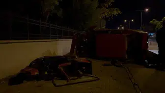 Direksiyon hakimiyetini kaybetti, karşı şeride uçtu: Alkollü sürücünün neden olduğu kazada acı tablo