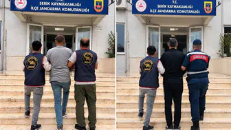 Serik'te adaletten kaçış sona erdi: Ağır suçlardan aranan iki hükümlü yakayı ele verdi