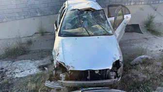 Yozgat yolunda korkunç kaza: Direksiyon hakimiyeti kaybolunca araç takla attı
