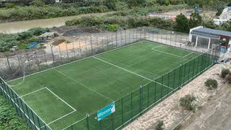 Samandağ'da sporun adresi yeniden hayat buldu: Yağışların yıktığı saha onarıldı