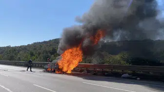 Yolculuk kabusa dönüştü: Alevlerin arasından mucizevi kurtuluş