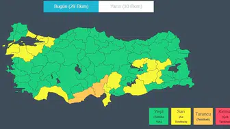 Kocaeli'de Cumhuriyet coşkusuna hava muhalefeti engeli
