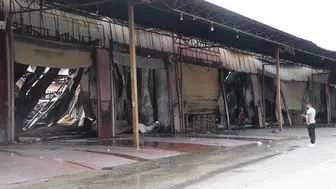 Adana'da sebze halini küle çeviren felaketin bilançosu gün ağarınca ortaya çıktı