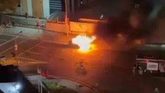 Kağıthane'de korku dolu anlar: Seyir halindeki araç bir anda alev topuna döndü