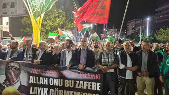 Batman sokaklarında Gazze için yükselen ses: Kudüs bizimdir vurgusu