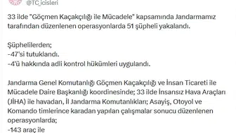 Türkiye genelinde göçmen kaçakçılarına ağır darbe: 47 kişi cezaevine gönderildi