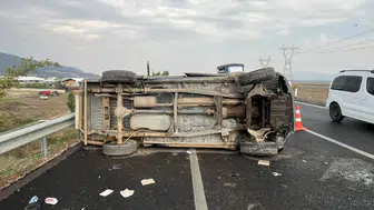 İslahiye yolunda korku dolu anlar: Aile faciasının eşiğinden dönüldü