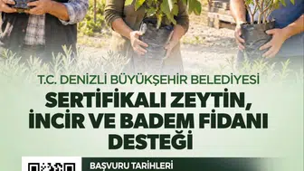Denizli'de çiftçinin yüzünü güldürecek adım: Ücretsiz fidan desteği için geri sayım başladı
