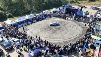 Modifiyeli araçların başkenti Ünye oldu: Drift şov nefes kesti