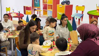Sincan'da minik eller sonbaharın renkleriyle buluştu