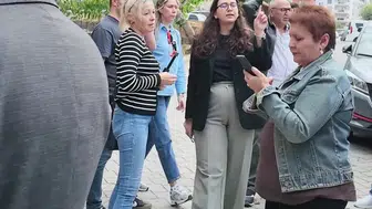 Basın açıklaması sırasında beklenmedik müdahale: Site yöneticisinden küfürlü tepki
