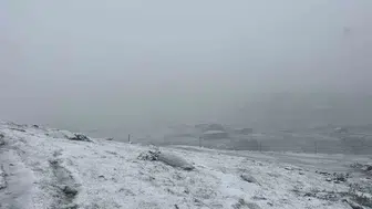 Rize'nin yükseklerinde mevsim değişti: Avusor'da beyaz sessizlik