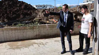 Başiskele'de selin yaraları sarılıyor: Başkan Özlü'den esnafa tam destek sözü