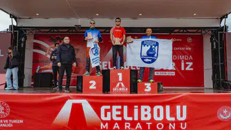 Gelibolu'nun zorlu parkurunda zafer kürsüsü sahiplerini buldu