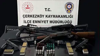 Çerkezköy'de şafak vakti operasyon: 16 adrese baskın yapıldı