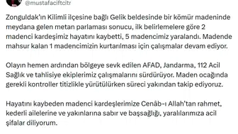 Zonguldak'ta maden ocağında acı bilanço: Metan parlaması can aldı