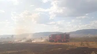 Denizli ovasında korkutan alevler: Ekipler seferber oldu
