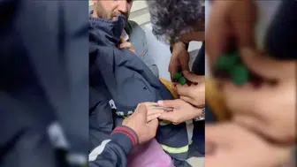 Oyun oynarken kabusu yaşadı: Minik Berfin'in parmağı boruya hapsoldu