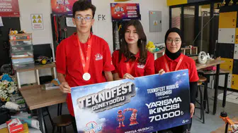 Sümer Fen Lisesi'nin genç mucitleri TEKNOFEST'te devleşti: 8 dakikada gelen Türkiye ikinciliği