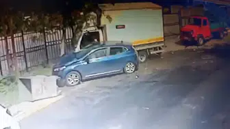 Sarıyer'de dehşet anları: Kontrolden çıkan kamyonet ortalığı savaş alanına çevirdi