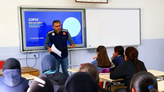 Geleceğin dünyasını bugünden inşa ediyorlar: Bayburtlu öğrencilere kritik iklim dersi
