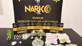Bodrum narkotik operasyonunda ele geçirilenler şoke etti: Adalet yerini buldu