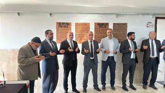 Gazze'nin çığlığı Aksaray'da yankılandı: Öğrencilerden anlamlı sergi