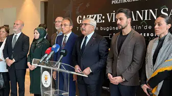 AK Parti Genel Merkezi'nde vicdanın sesi: Gazze'deki yıkım karelerle belgelendi