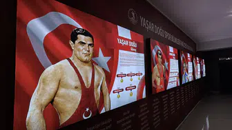 Samsun'da şampiyonların izi duvarda: Gelecek nesillere ilham olacak