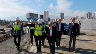 Kayseri'nin ulaşım düğümünde sabah mesaisi: Başkan Büyükkılıç şantiyeye indi