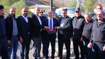 Ortaçimağıl köyünde birlik ve beraberlik için ilk harç döküldü