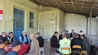 Yenipazar'da saha mesaisi: Kaymakam Polat köylünün kapısını çaldı