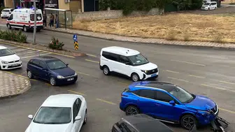 Elazığ'da korkutan çarpışma: Bulvar üzerinde trafik kazası