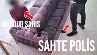 Polis kılığında eve girdi, eldivenlerini takıp soğukkanlılıkla soydu