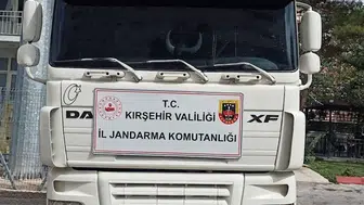 Kırşehir'de şok uygulama: Tırın kimliği tamamen değiştirilmiş