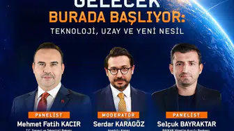 Uzay tutkunları için büyük buluşma: Bakan Kacır ve Selçuk Bayraktar aynı sahnede