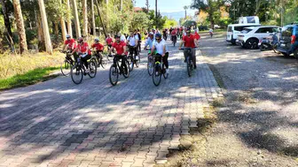 Köyceğiz'de Cumhuriyet coşkusu iki teker üzerinde zirveye taşındı