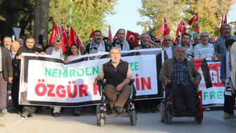 Malatya sokaklarında Gazze için yükselen tek ses: Büyük Filistin Yürüyüşü
