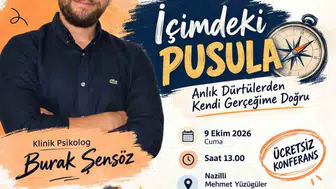 Nazilli'de Gençlerin ve Ebeveynlerin Rehberi Klinik Psikolog Burak Şensöz Olacak