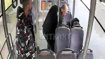 Edirne'de toplu taşımada panik anları: Şoförlerin soğukkanlı müdahalesi kamerada