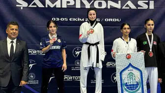 Mersinli sporcudan Ordu'da gümüş madalya gururu