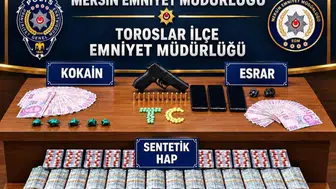 Mersin sokaklarında zehir tacirlerine ağır darbe: 4 kişi cezaevine gönderildi
