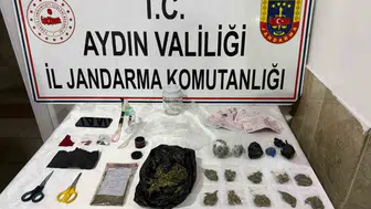 Nazilli'de sıradan bir evden çıkanlar şoke etti: Uyuşturucu tacirine jandarma baskını