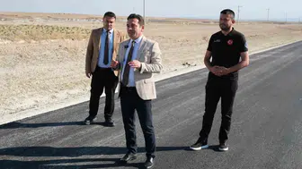 Sivrihisar'da ulaşım seferberliği: Mahalleleri birbirine bağlayan yolda sona doğru