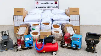 Körfez'de kaçak tütün operasyonu: Milyonluk vurgun jandarmaya takıldı