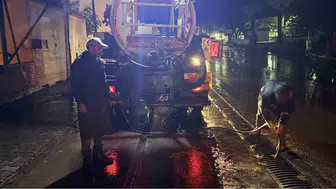 Kahta'da sağanak alarmı: Belediye ekipleri kenti korumak için teyakkuza geçti