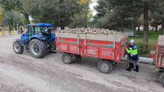 Muş'ta pancar hasadı döneminde jandarmadan kritik trafik hamlesi